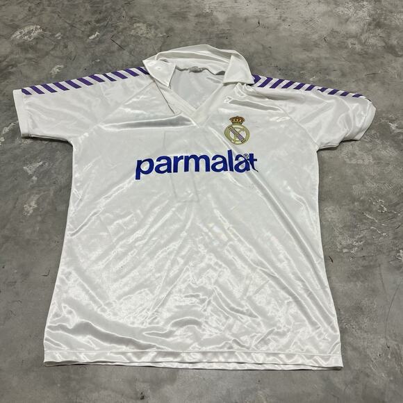 MAGLIA REAL MADRID BUTRAGUENO 88 89 CAMISETA JERSEY HUGO SANCHEZ BUYTRE Size L - Picture 1 of 6